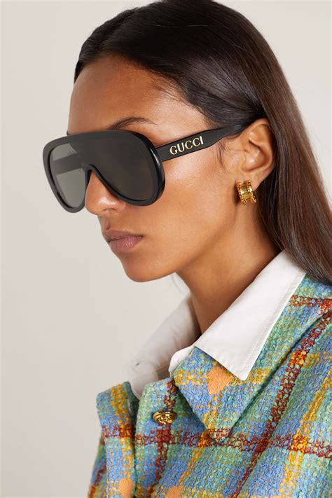 gucci oversized d-frame acetate sunglasses|Gucci sunglasses with rhinestones.